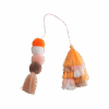 Bogg Bag Bauble - Creamsicle Double Tassel
