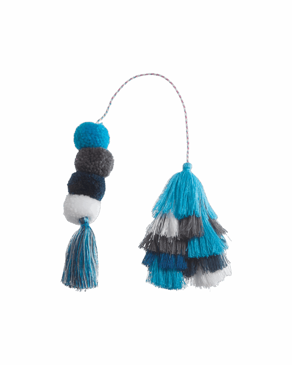 Bogg Bag Bauble - Ocean Double Tassel