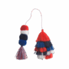 Bogg Bag Bauble - Usa Double Tassel