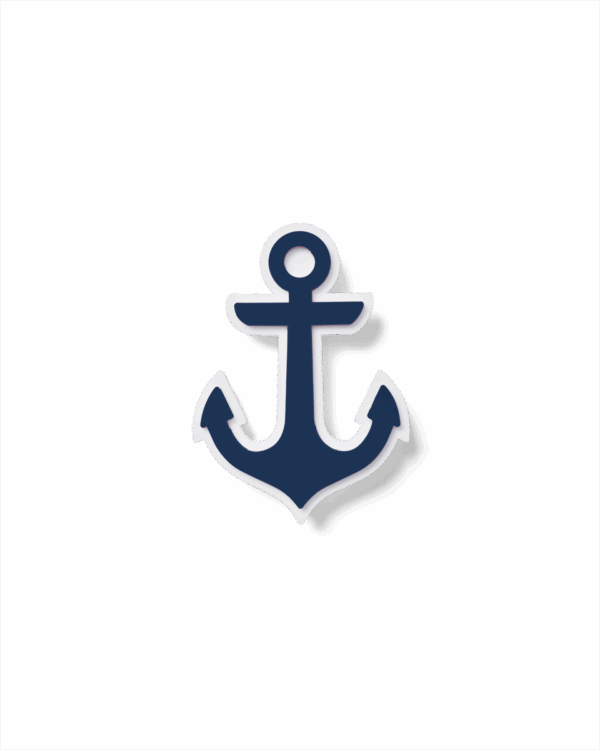 Bogg Bit - Navy Anchor