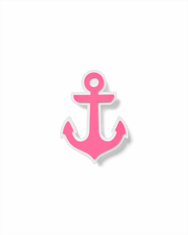 Bogg Bit - Pink Anchor